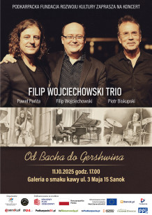 Koncert jazzowy Filip Wojciechowski Trio